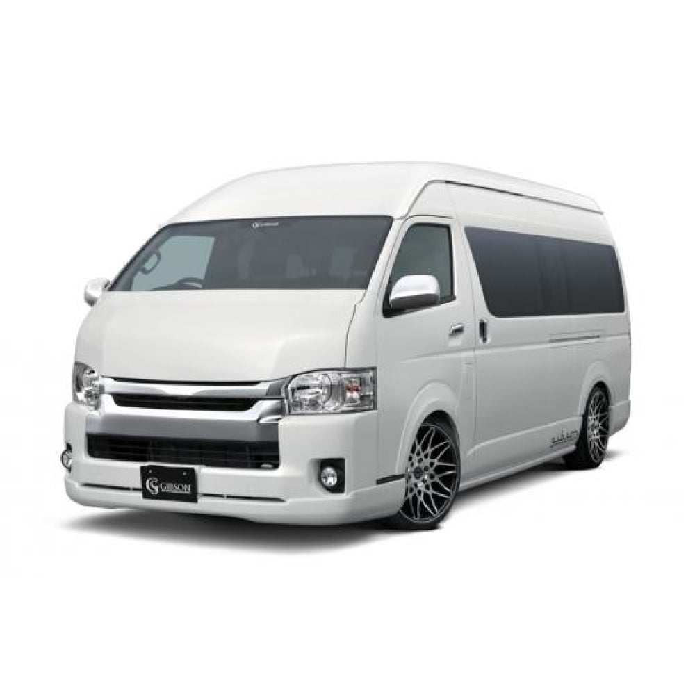 大得価即納トヨタ 220 ハイエース 1/2型 ワイド スーパーロング用(H16.8-H22.7)WALD EXECUTIVE LINE V2 エアロ 3点キット(F+S+R)／／ヴァルド エアロパーツ